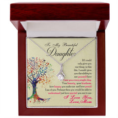 To My Beautiful Daughter - Alluring Beauty Necklace